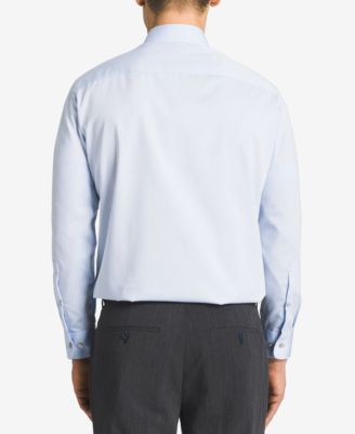 Men's Classic-Fit Non-Iron Performance Herringbone Dress Shirt