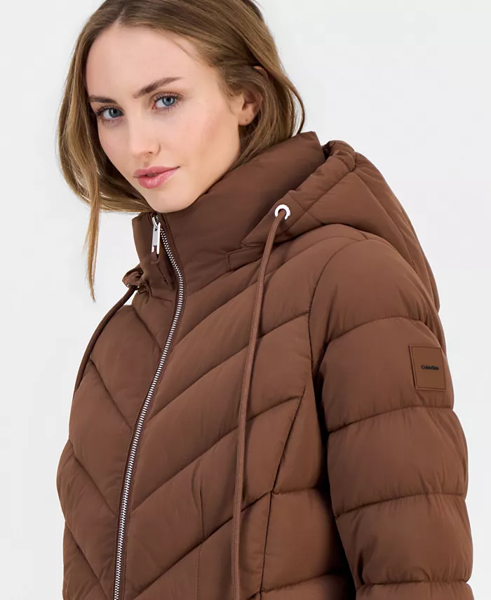 Women's Bibbed Packable Puffer Coat - thumbnail 9