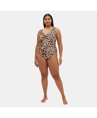 Plus Size Vigo Print 1 Piece