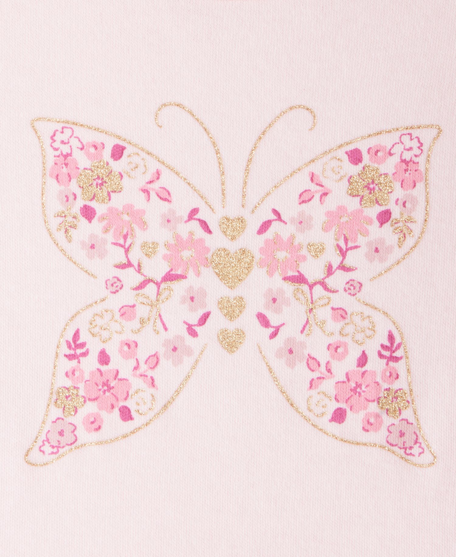 Baby Girls' 3M-24M Mix & Match Short-Sleeve Butterfly Peplum T-Shirt