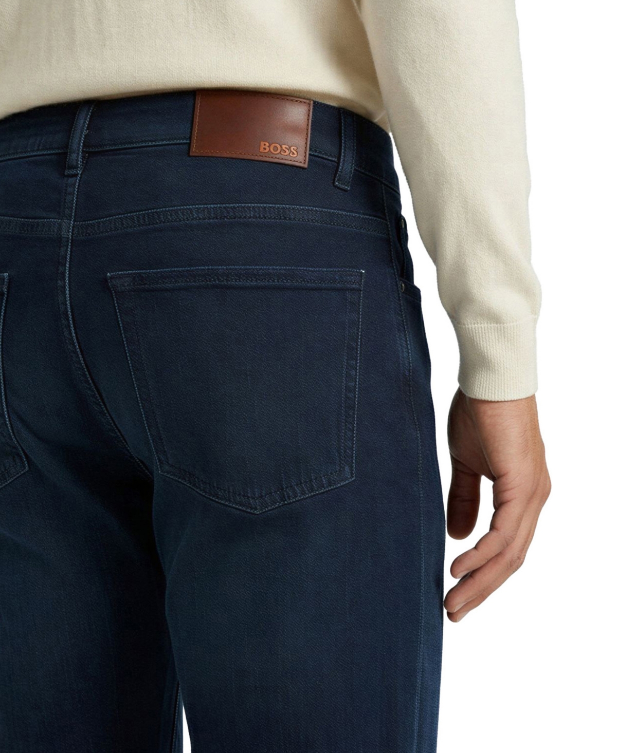 Boss by Hugo Men's Comfort-Stretch Denim Regular-Fit Jeans