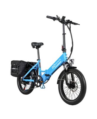 GoPlus Folding Electric Bike | 20" Fat Tire eBike | 500W Motor, 20mph Top Speed | 45+ Mile Range | Removable Battery | Class 1 and 2