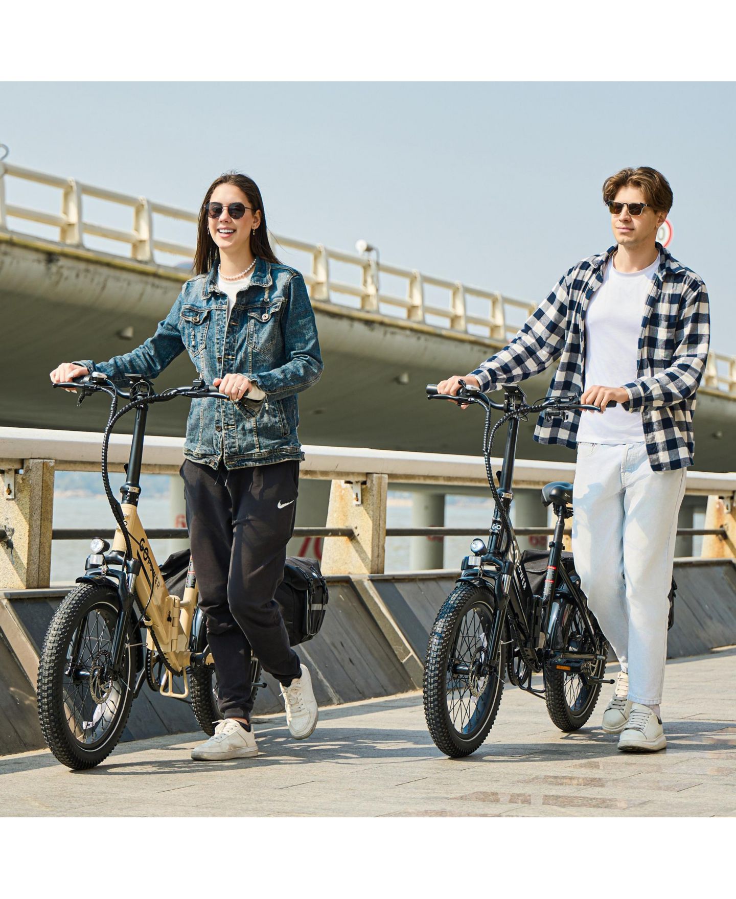 GoPowerBike GoPlus Folding Electric Bike 20" Fat Tire eBike 500W Motor, 20mph Top Speed 45+ Mile Range Removable Battery Class 1 and 2, цвет: Синий — фото 4