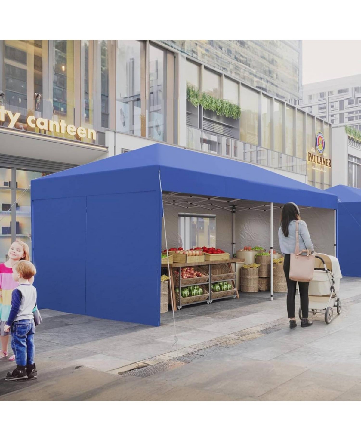 gaomon 10X20 Pop Up Canopy Tent with 4 Sidewalls for Events, Parties
