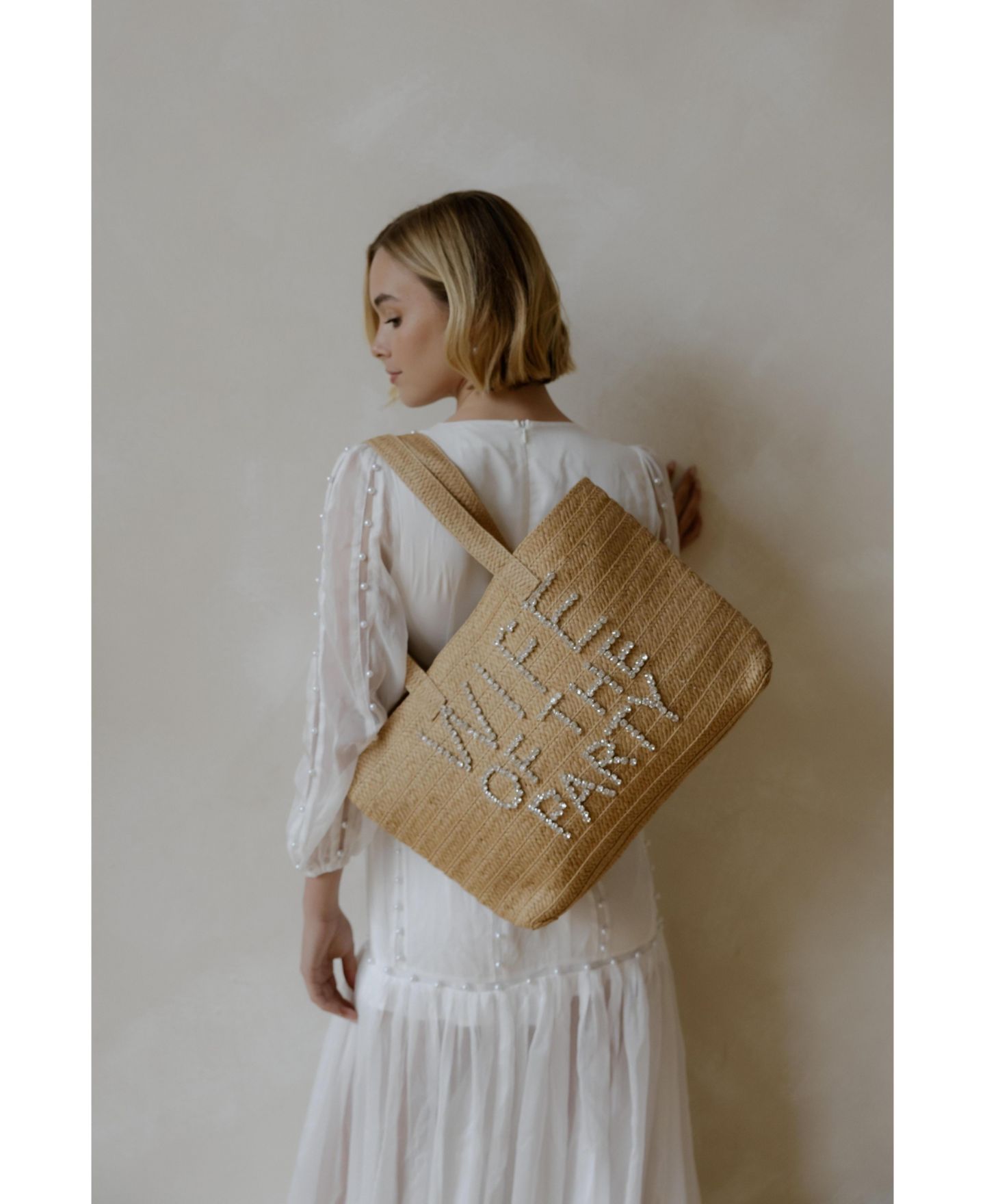 Женская сумка Untamed Petals Heiress Bridal Tote, цвет: Бежевый — фото 3
