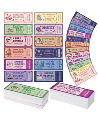 Halloween Ticket Bookmarks Book Club Gifts