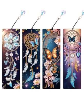 Diamond Painting Bookmarks Dreamcatcher Butterfly DIY Kit
