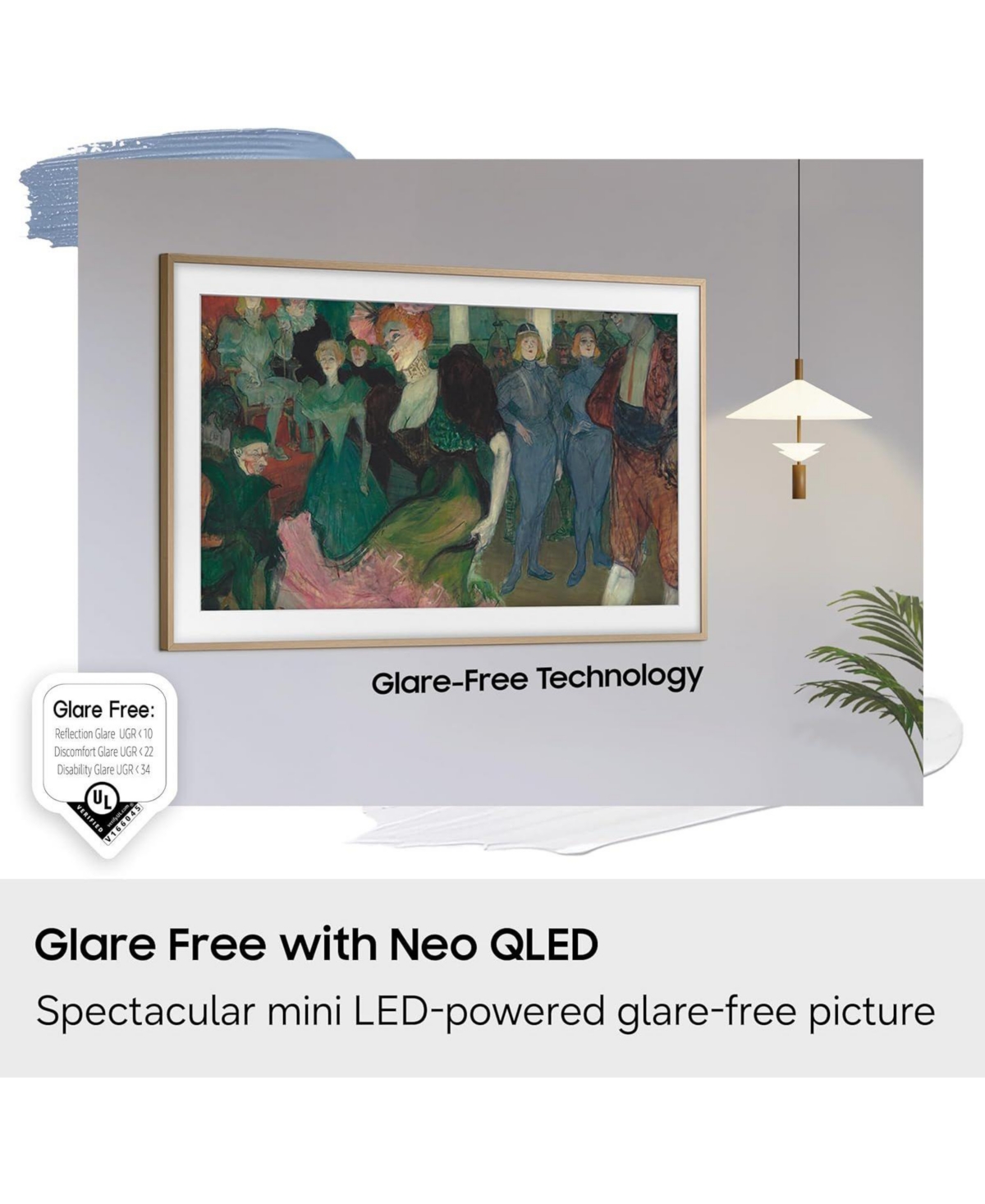 Samsung QN65LS03HWFXZA 65 The Frame Pro Neo Qled 4K Smart Tizen Tv 2026