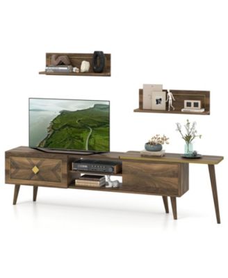 TV Stand Rustic Farmhouse Entertainment Center Suits TVs up to 85 Inches