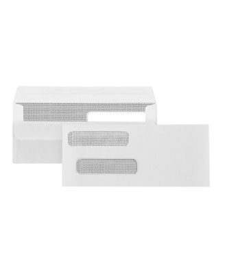 Flip Seal Double Window Security Check Envelopes