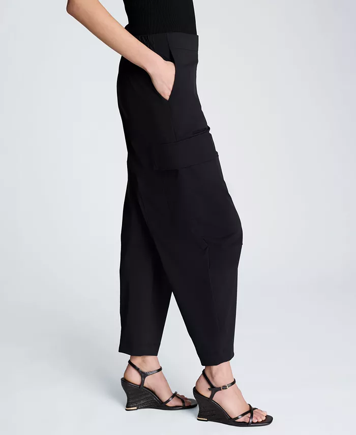 Women's Barrel Leg Cargo Pants - thumbnail 3