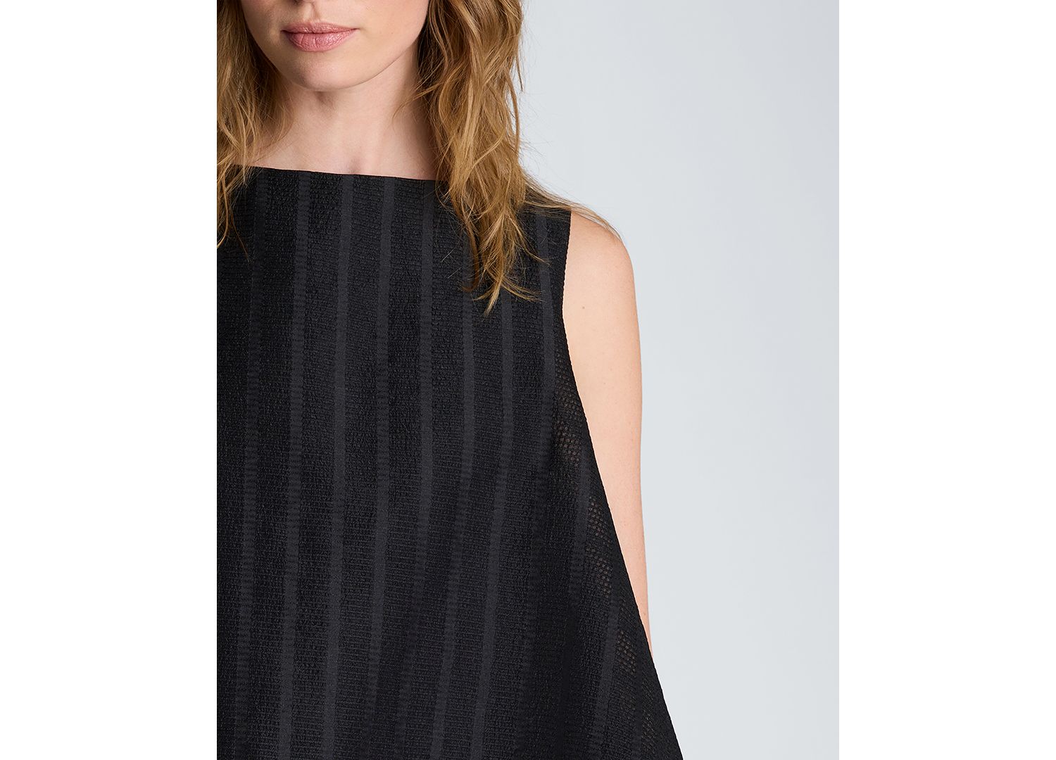 Women's Boat Neck Bubble Hem Mini Dress