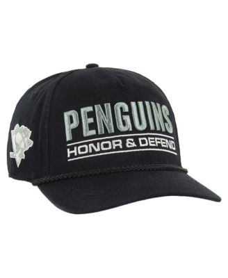 Men's Black Pittsburgh Penguins OHT Military Appreciation Homeland Honor and Defend Hitch Adjustable Hat