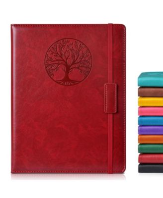 Lined Journal Notebook Hardcover Leather Ruled Writing Diary