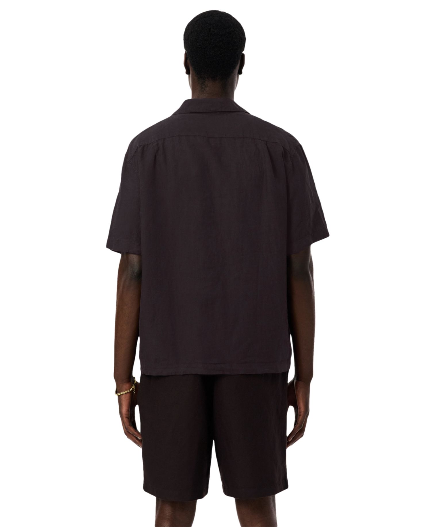 Men's Short-Sleeve Hawaiian Collar Shirt