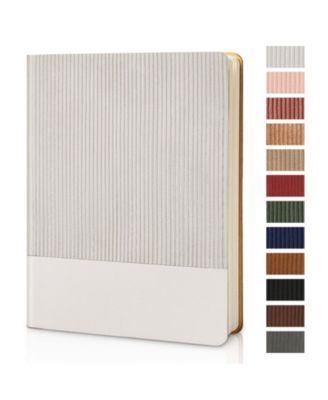 Lined Journal Notebook A5 PU Leather 216 Pages