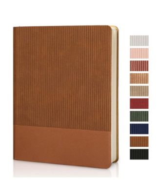 Lined Journal Notebook A5 PU Leather 216 Pages