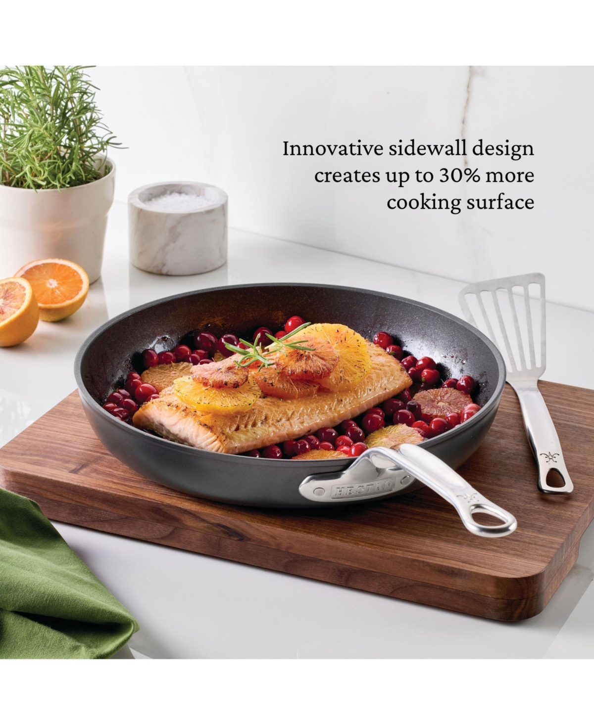 Hestan Titum Fusion Nonstick 2-Pc. Egg Pan and Open Skillet Set