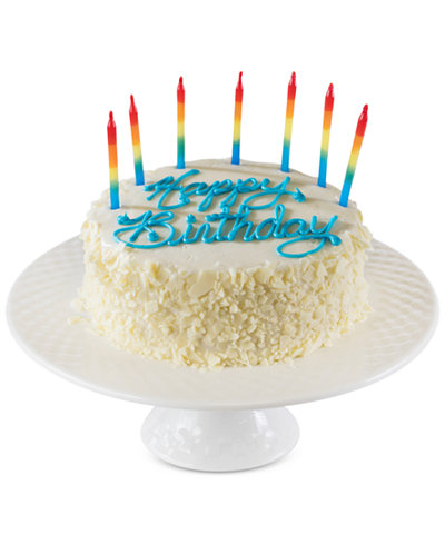 We Take The Cake 2-Layer Vanilla Happy Birthday Cake