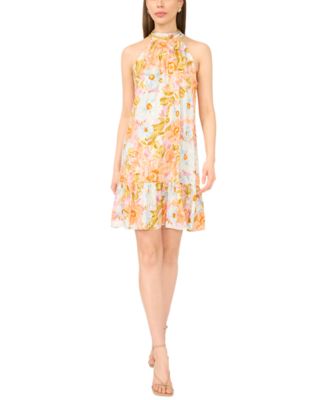 Women's Floral Halter Dress
