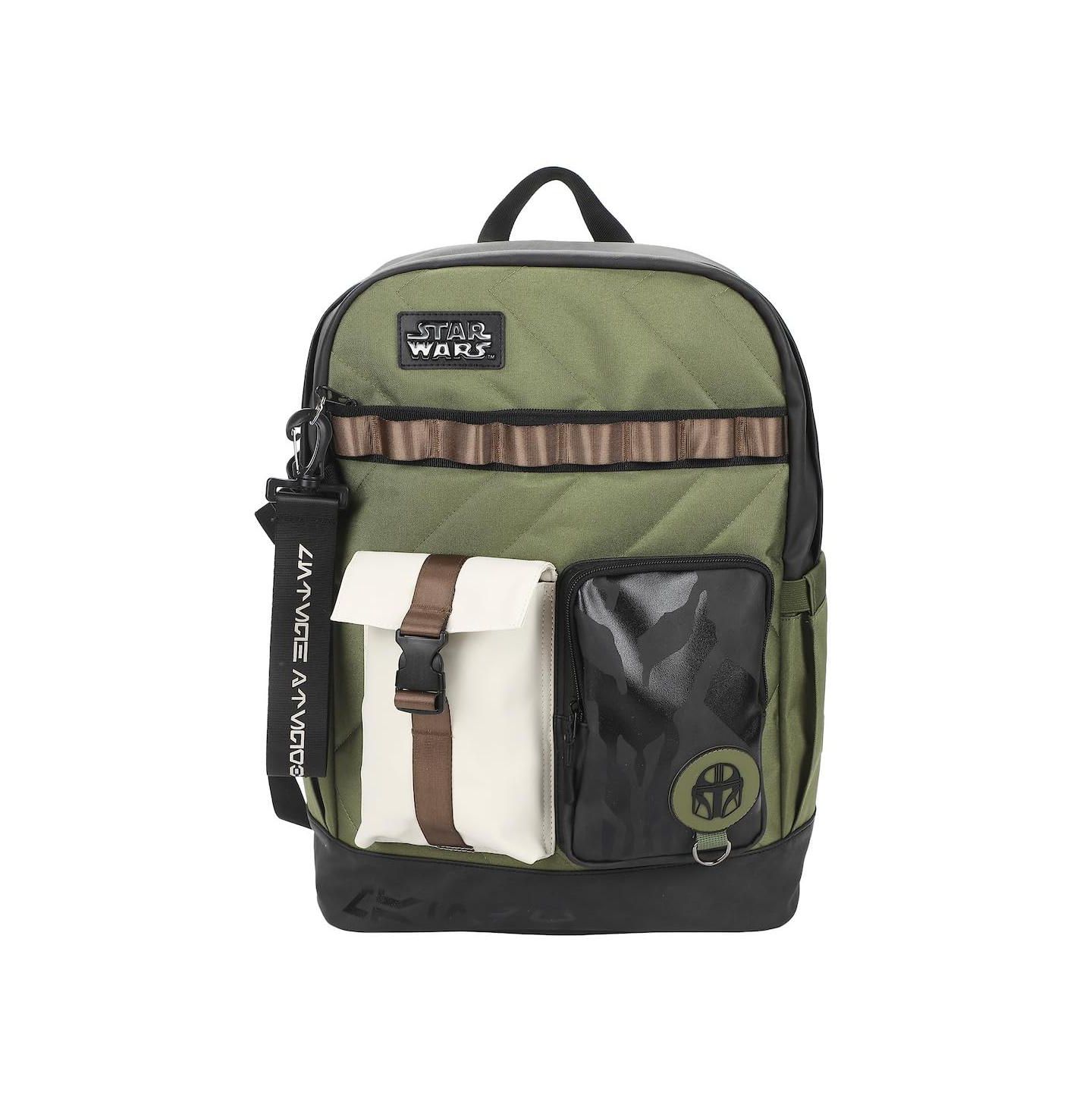 Рюкзак Star Wars: The Mandalorian Green 18.5", цвет: Зелёный — фото 4