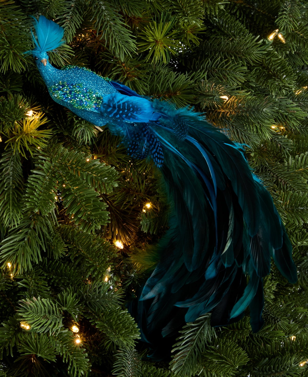 Holiday Lane Peacock Feather Ornament Clip, Macy's Exclusive