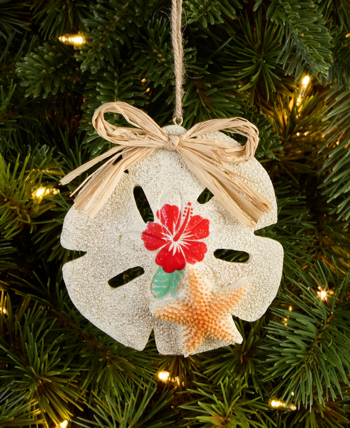 Holiday Lane Hawaii Sand Dollar Ornament, Macy's Exclusive