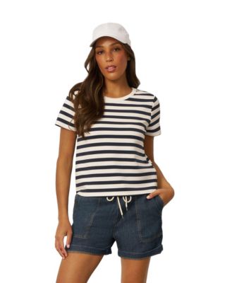 Cable and Gauge Women's Essential Stripe Tee