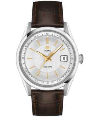 Unisex Round Silver Stainless Steel Watch 39mm