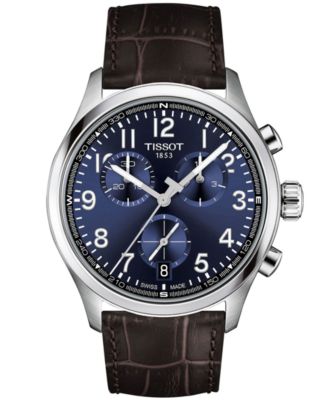 Men's Round Silver Stainless Steel Watch 42mm