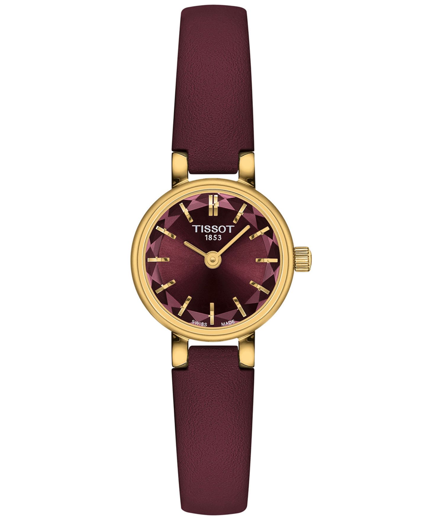 Женские часы Tissot Round Gold Stainless Steel Watch 19.5mm — фото 1