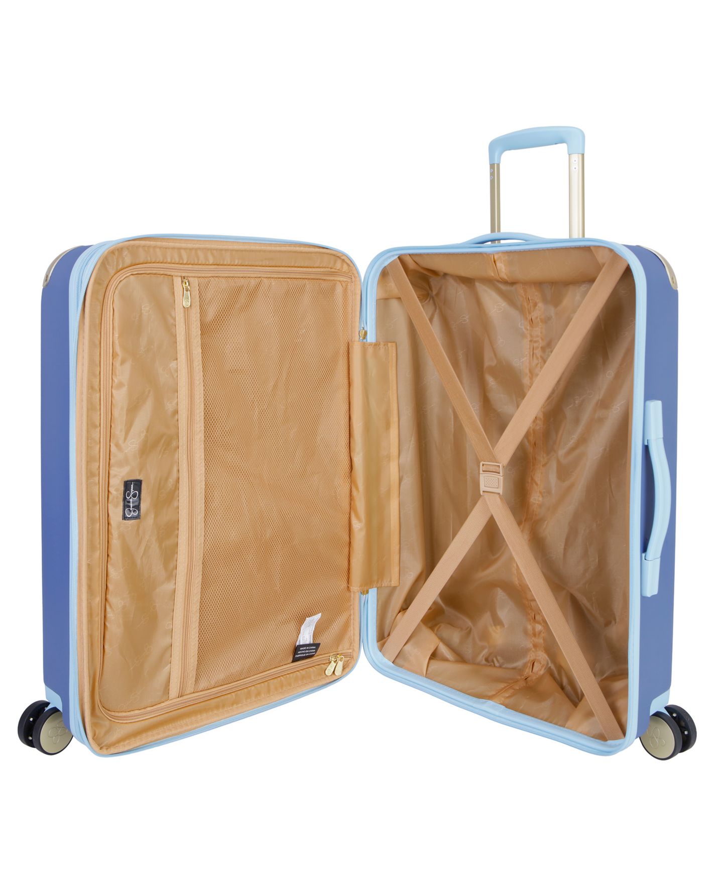 Чемоданы Jessica Simpson Sag Harbor 3 Piece Hardside Spinner Luggage Set, цвет: Синий — фото 31