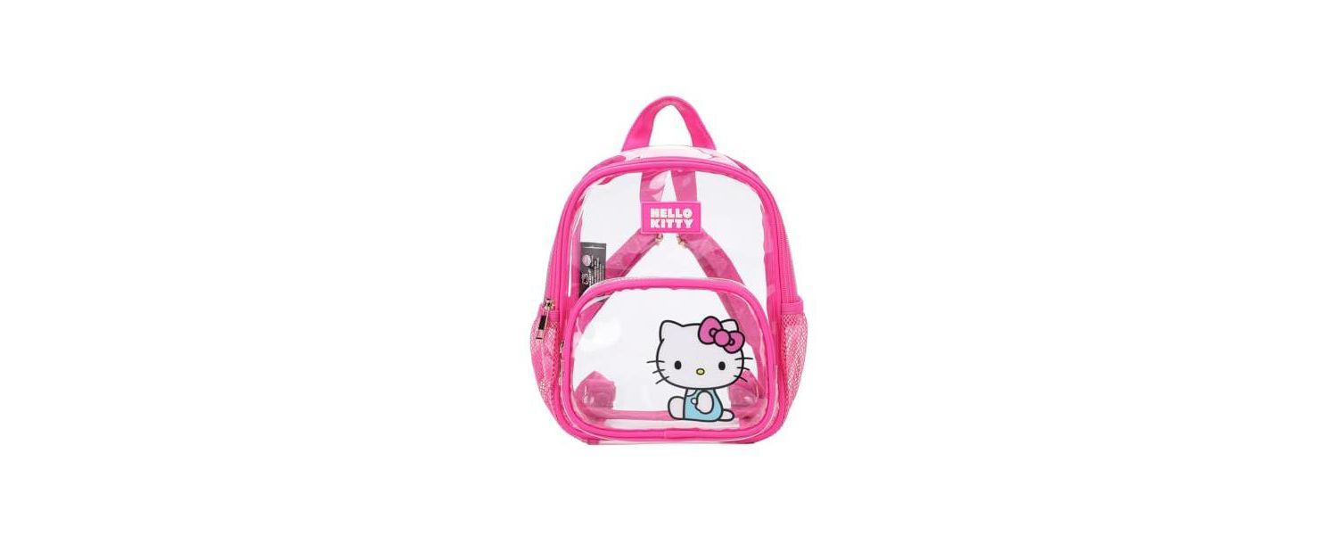 11" Clear Mini Backpack for Adults