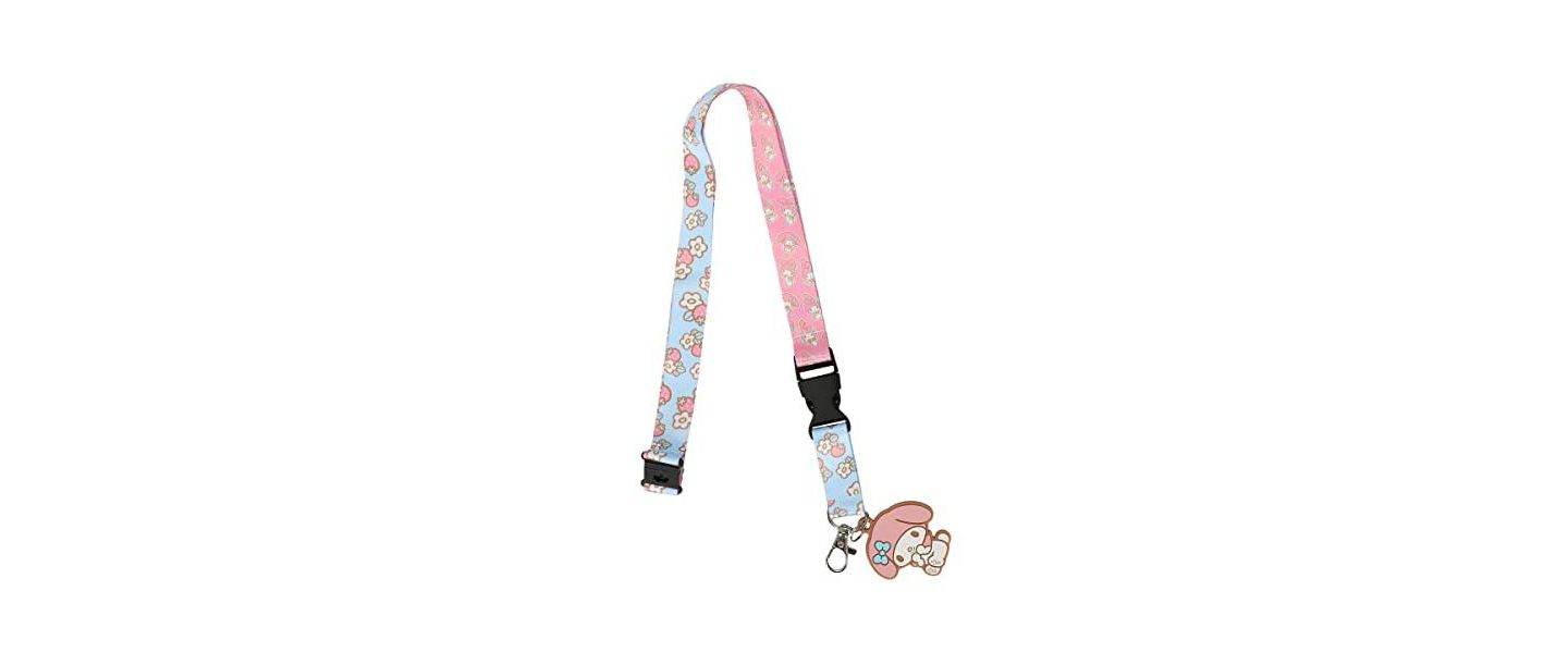 Женские брелоки My Melody Floral Lanyard With Character Charm, цвет: Разноцветный — фото 3