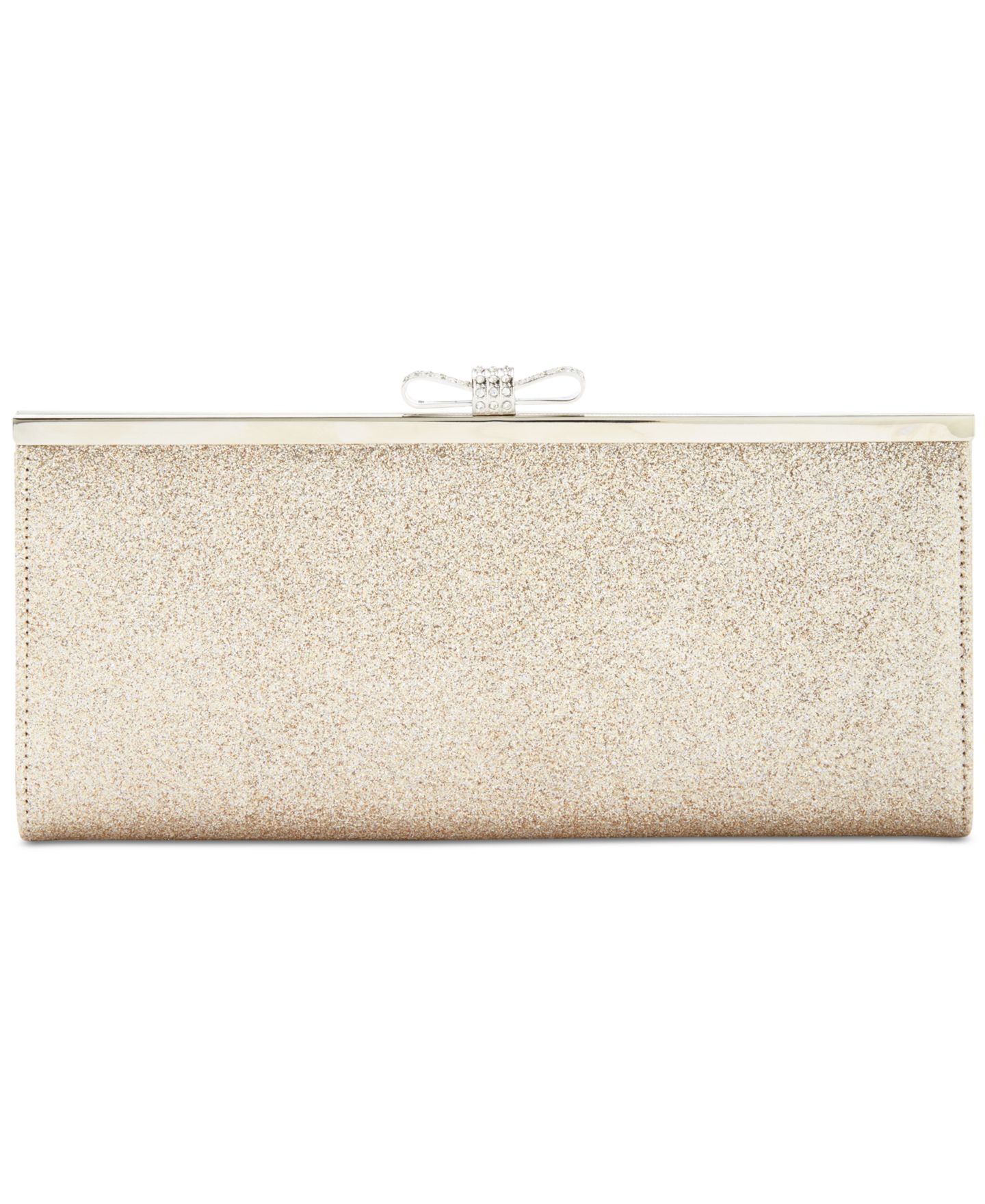 Женский клатч I.N.C. International Concepts Carolyn Glitter Clutch, цвет: Золотой / Серебряный — фото 1