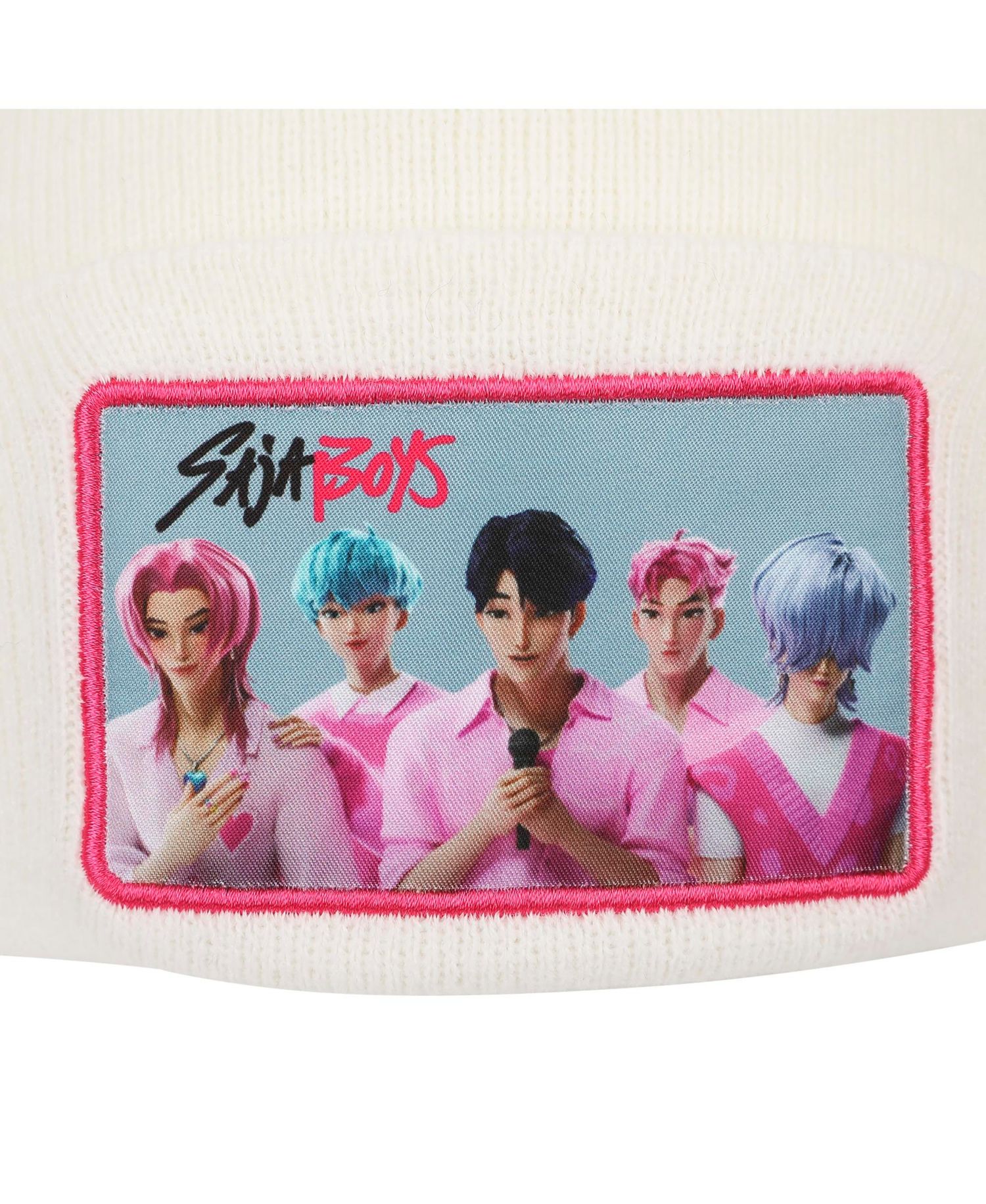 Men's Saja Boys White Cuff Knit Beanie