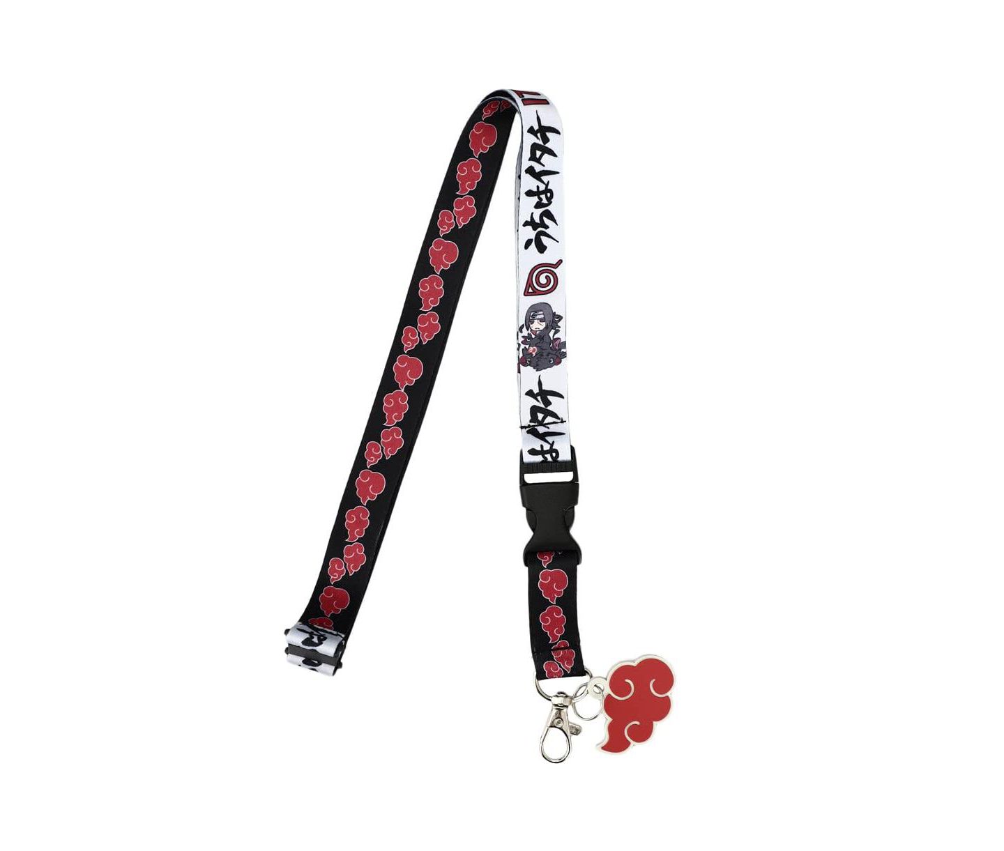 Женский брелок Naruto Itachi Uchiha Lanyard with Clear ID Sleeve and Keychain, цвет: Разноцветный — фото 5