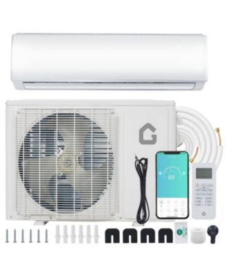 18000 BTU Mini Split AC and Heat Pump, 23 SEER2 Inverter, WiFi and Alexa, Cools 1250 Sq. Ft, 208/230V Kit
