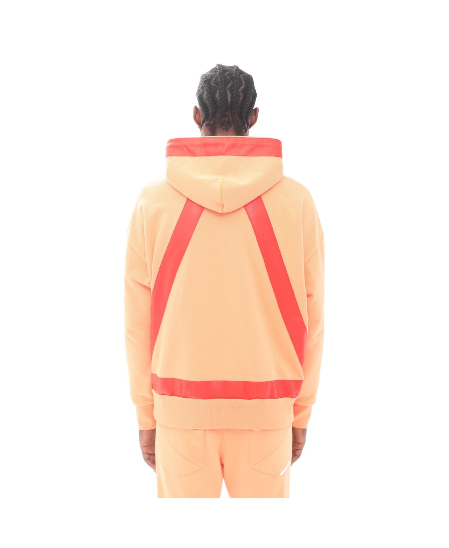 Men's Pullover Sweatshirt in Apricot