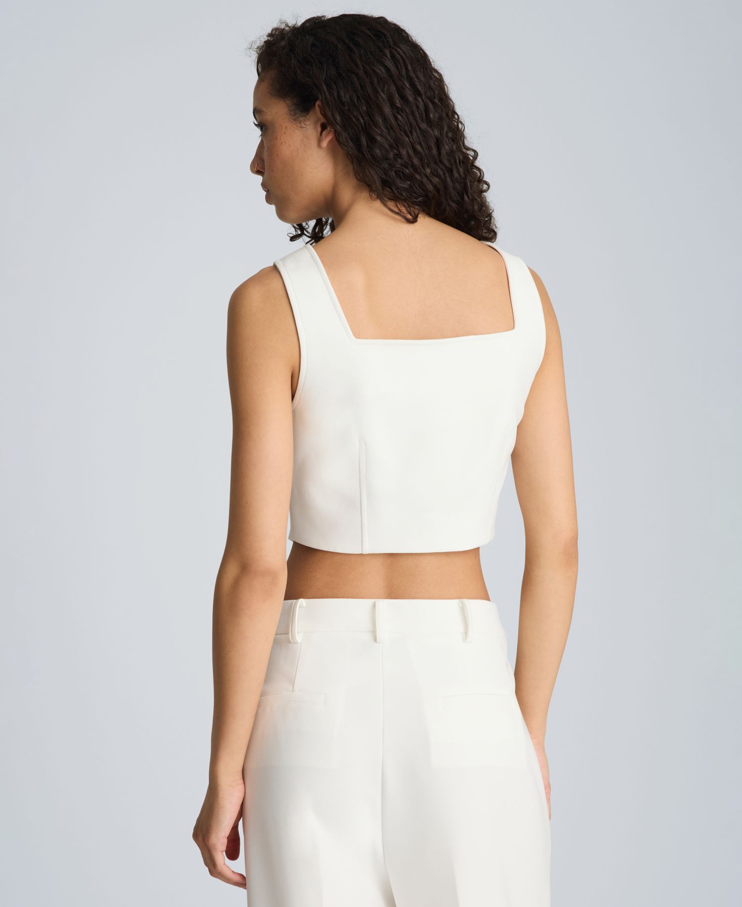 Women's Fitted Square Neck Bodice Top