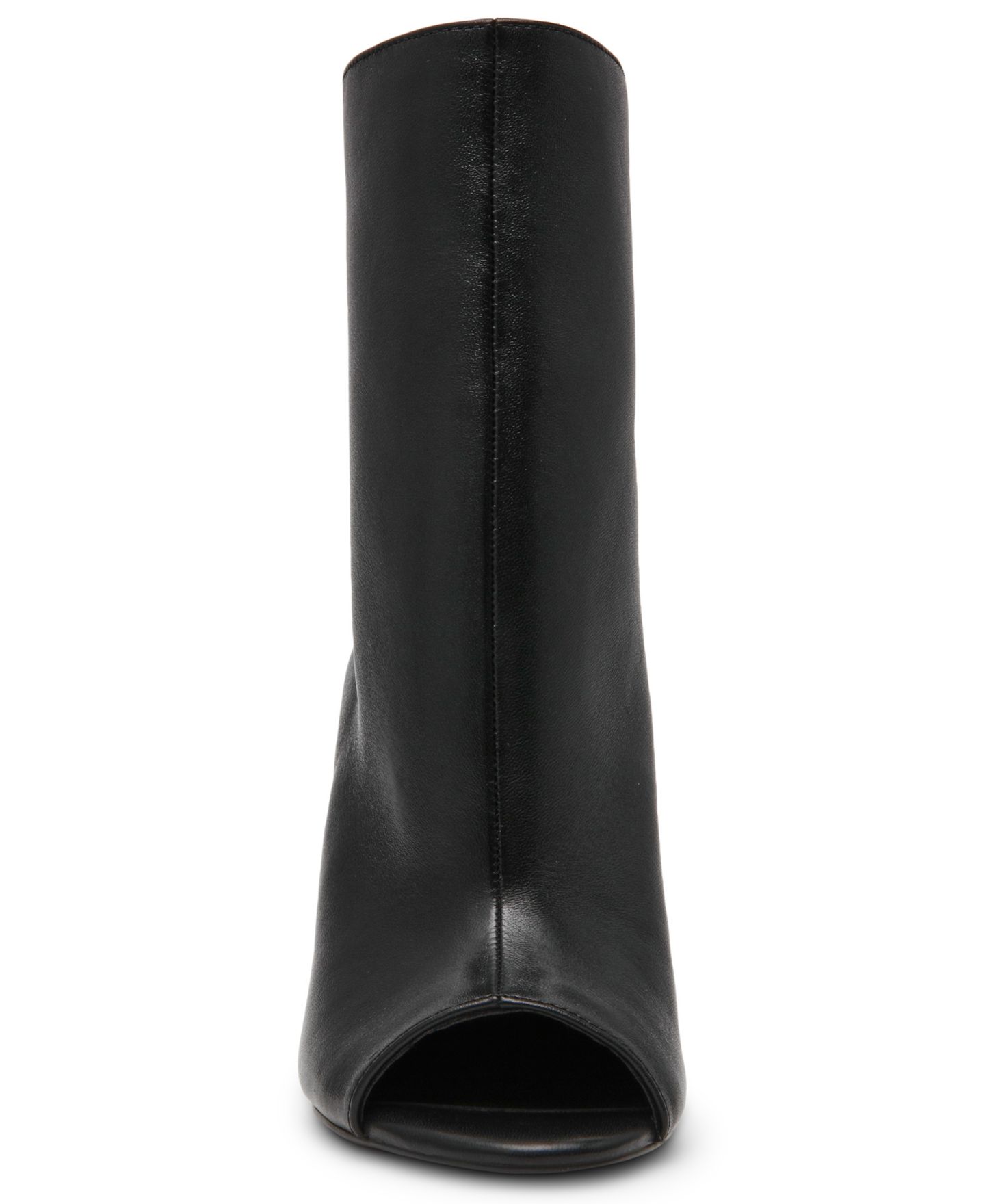 Женские ботинки Steve Madden Rylix Sculpted Wedge Booties, цвет: Чёрный кожаный — фото 6