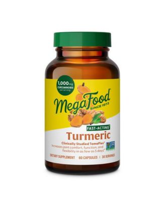 MegaFood Fast Acting Turmeric 60 Capsules