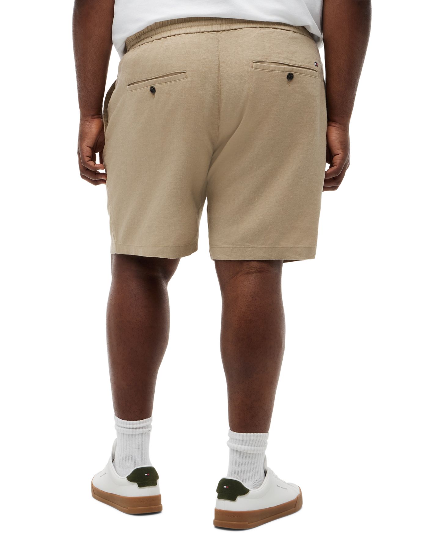 Мужские шорты Tommy Hilfiger Big & Tall 8" Regular-Fit, цвет: Хаки — фото 4