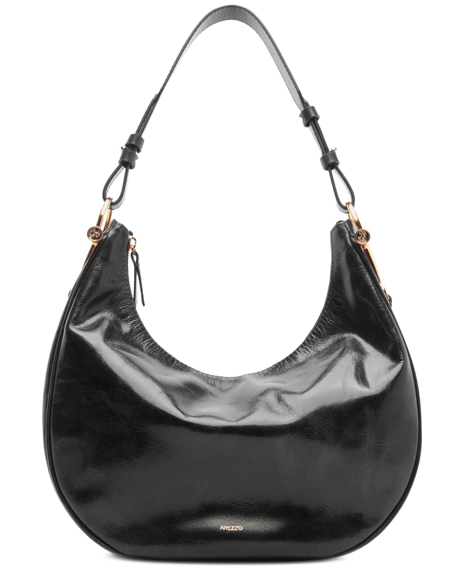 Cora Large Leather Hobo Handbag