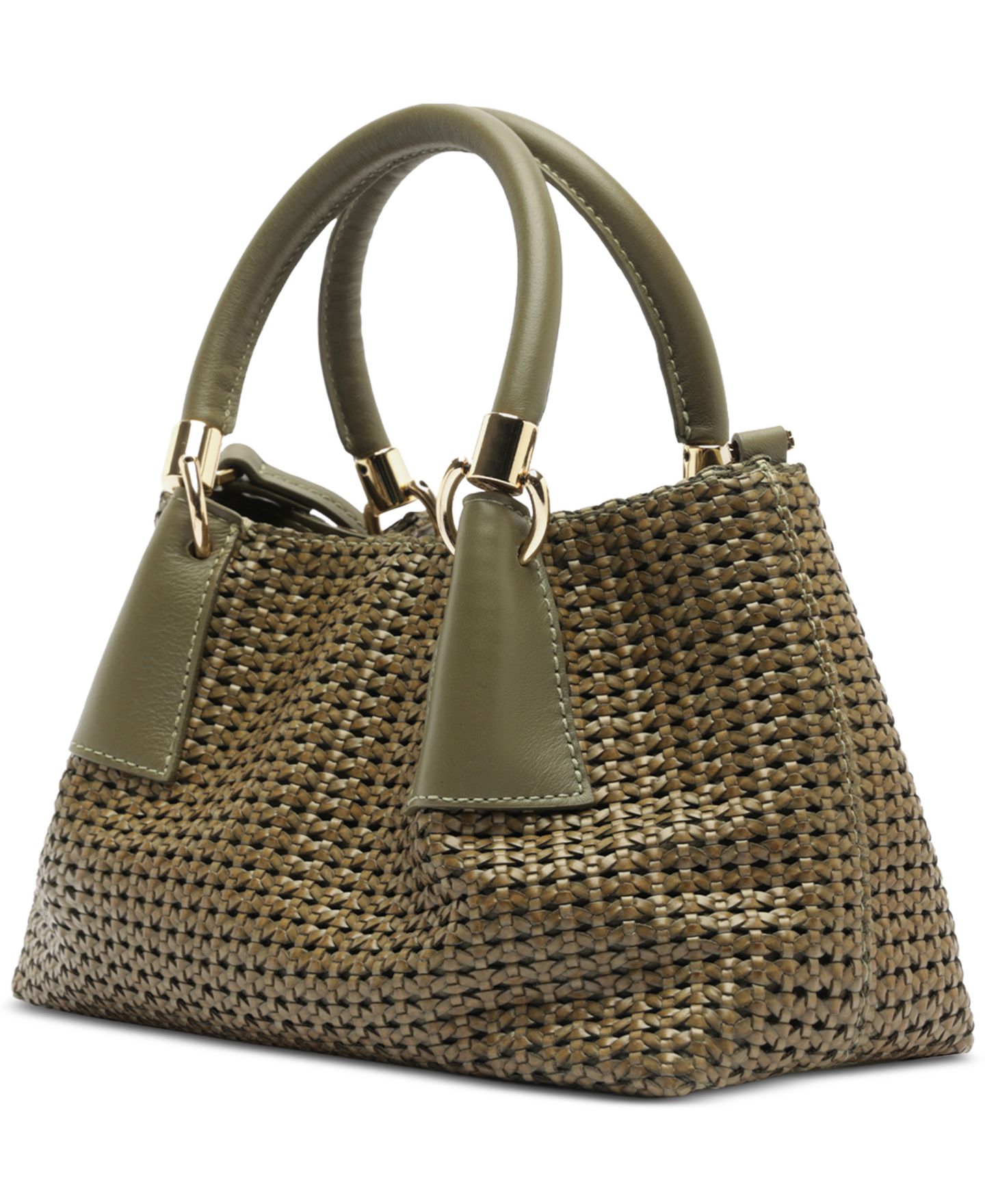 Женская сумка Arezzo Eva Medium Tote Handbag, цвет: Зелёный — фото 5