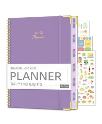 Academic Planner 2026-2027 Weekly Monthly Hardcover Tabs