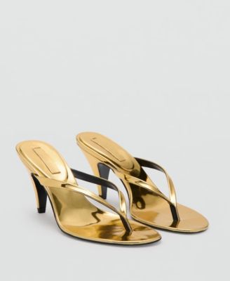 Women's Starring Hailey Bieber Metallic Sandals