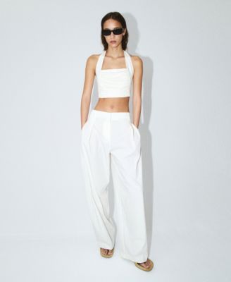 Women's featuring Hailey Bieber Straight Mid-Rise Pants