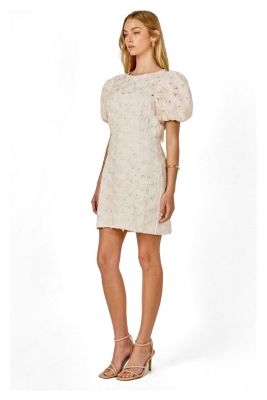 endless rose Women's Textured puff Sleeve mini Dress - Macy's