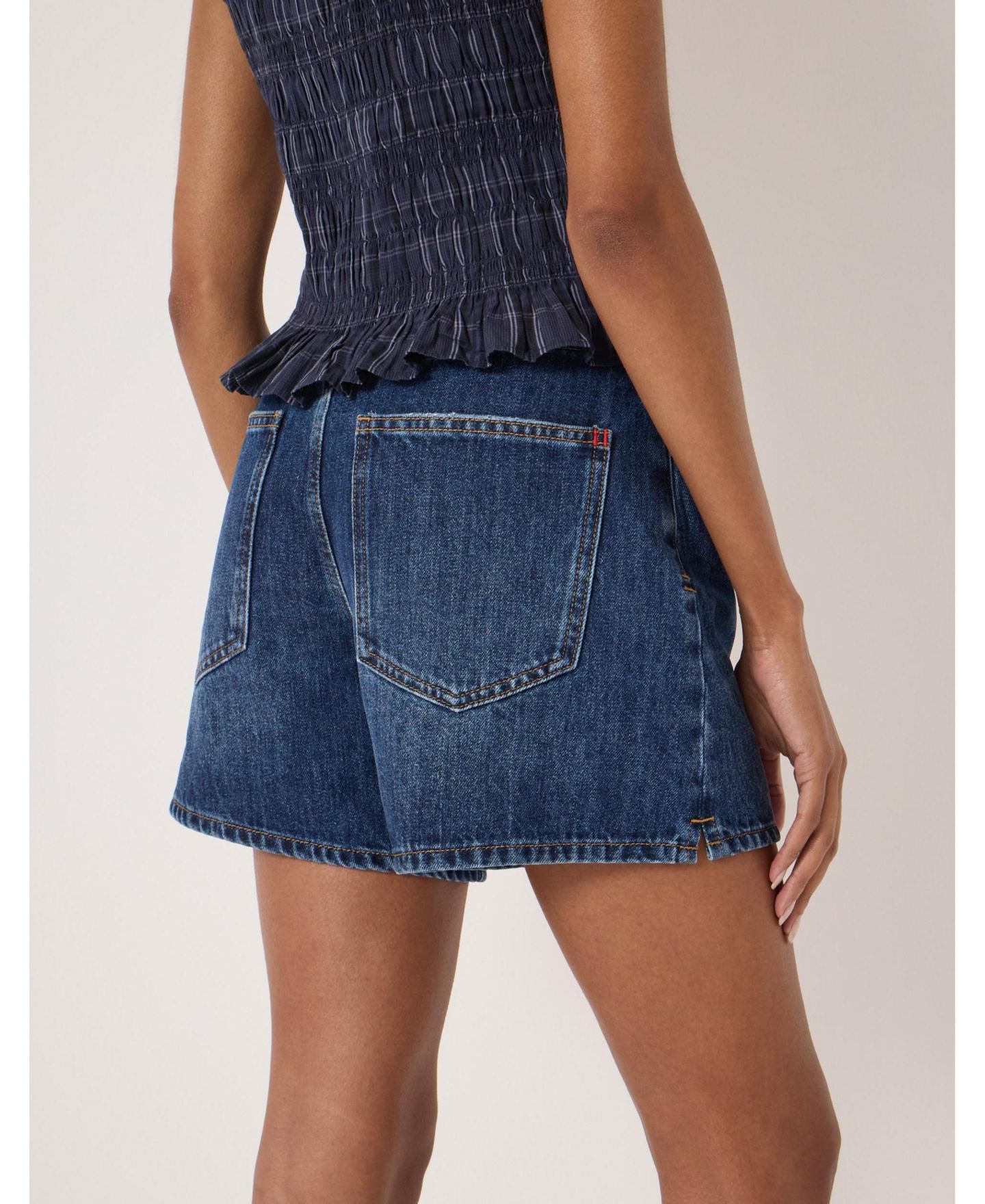 Женские шорты Hush Essential Denim Shorts, цвет: Синий — фото 4